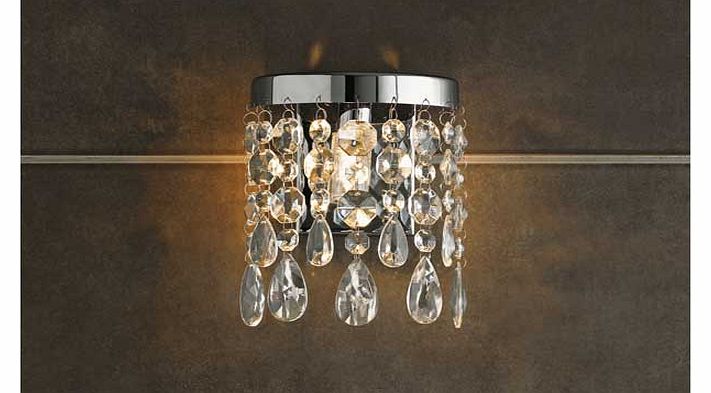 Inspire Venetia Glass Wall Lights