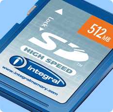 Integral 128Mb High Speed Secure Digital Card