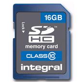 Integral 16GB SDHC Memory Card 20MBS Class 10