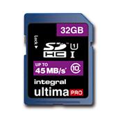 Integral 32GB UltimaPro Class 10 SDHC Memory