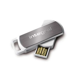 Integral 4GB 360 USB Flash Drive - Grey