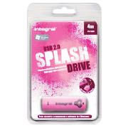 Integral 4GB Splash USB drive - Pink