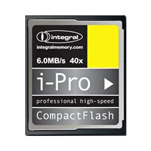Integral 8GB 40X i-Pro Compact Flash Card