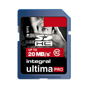 8GB UltimaPro SDHC 20MB/s - Class 10