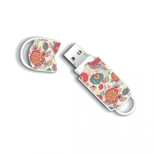 8GB Xpression USB Flash Drive - Floral