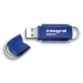 Integral Courier AES 1Gb USB Flash Drive translucent blue with 256bit hardware based encryption