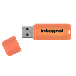 Orange 4GB USB Flash Drive