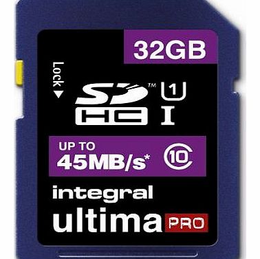 Integral UltimaPro 32GB Class 10 SDHC Memory Card