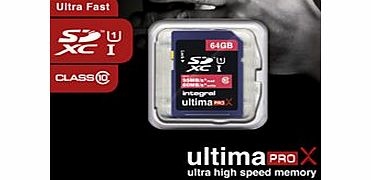 Integral Ultimapro X 64GB, Class 10 UHS-I SDXC