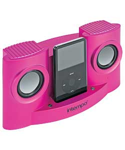iPod Speaker and Dock with Remote - Pink