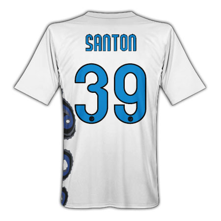 Nike 2010-11 Inter Milan Nike Away Shirt (Santon 39)