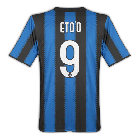 Nike 2010-11 Inter Milan Nike Home Shirt (Etoo 9)