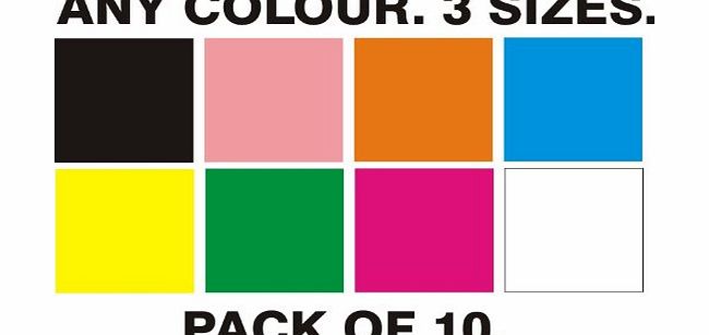 Intercoat VINYL STICKERS FOR TILES BATHROOM KITCHEN 3 SIZES.ANY COLOUR. (BRIGHT PINK, 150mm x 150mm)