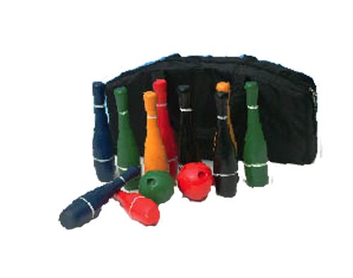 Bowling sets in bag and card