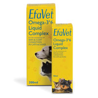 Intervet UK Efavet Omega 3-6 Liquid Complex (200ml)