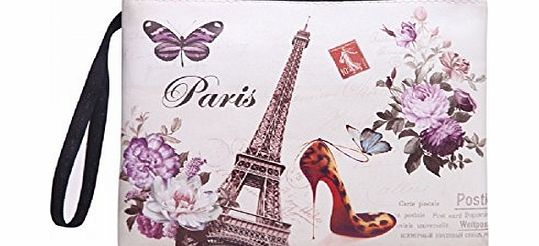 Intrigue Paris Eiffel Tower Make Up Cosmetic Bag Pencil Case