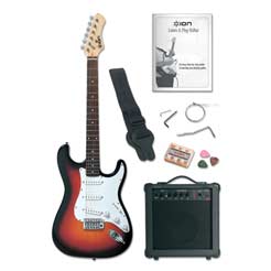 ION Electric Guitar Pack with electronic tuner