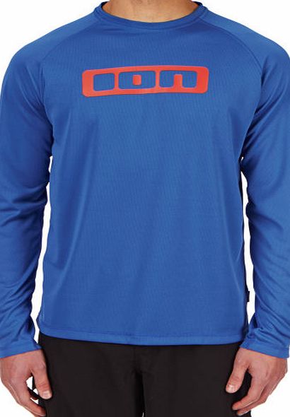 ION Mens ION Long Sleeve Surf Tee - Turkish Blue