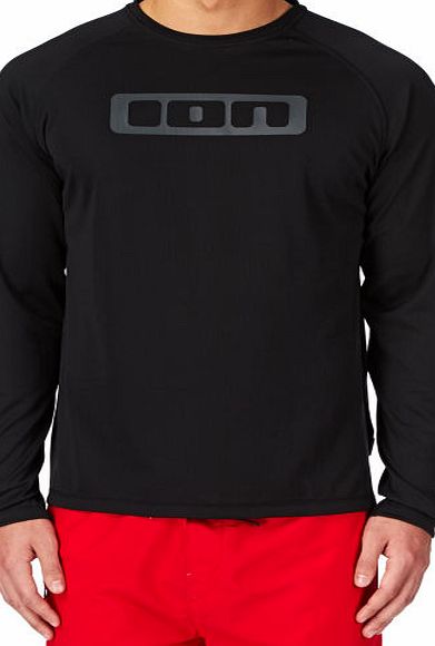 ION Mens ION Wetshirt Long Sleeve Surf Tee - Black