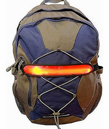iQaulTech Backpack LED Bike Light Universal fit LED Bike Light for all backpacks