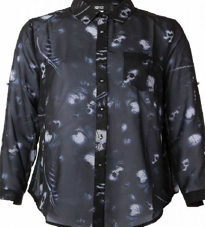 Iron Fist Infidelity Blouse - Size: S 3068IFLFTP