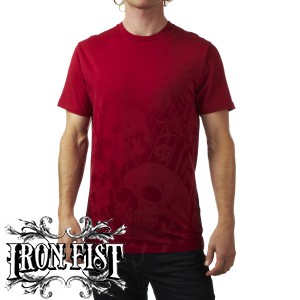 T-Shirts - Iron Fist Faded Skull