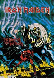 Iron Maiden Number Of The Beast Textile Poster