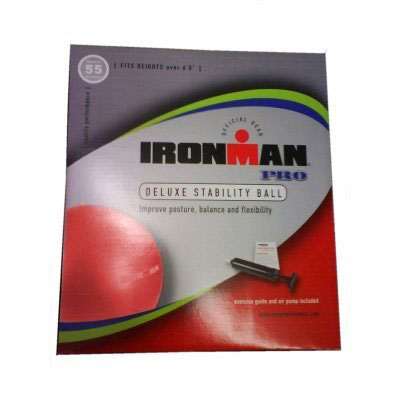 Ironman 55cm Pro Deluxe Stability / Gym Ball (55cm Stability Ball)