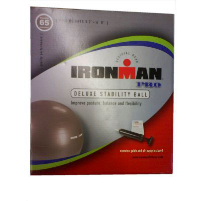 Ironman 65cm Pro Deluxe Stability / Gym Ball (65cm Stability Ball)