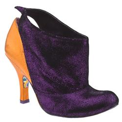 Irregular Choice Female Zoom Slouch Shoeboot Leather Upper in Purple