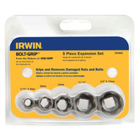 Irwin Bolt Grip Fastener Remover Expansion Set 394002