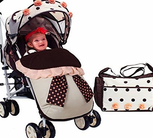 iSafe buggy Stroller Pushchair Pram - Full Of Flowers