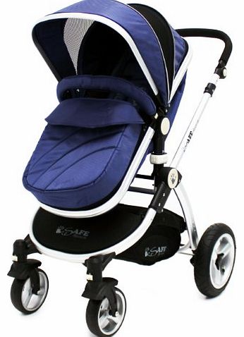 iSafe New iSafe Trio Stroller Only - Navy