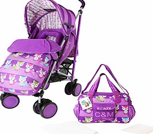 iSafe Stroller - Foxy Design Complete With Footmuff Headhugger, Raincover, Bumper Bar And Bag