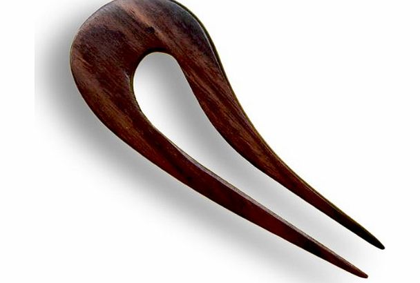 Island Piercings  Hair Pin Fork Hairpin hand crafted from wood HN077