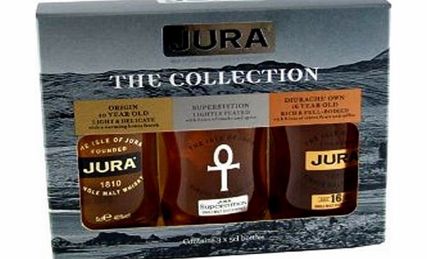 Isle of Jura The Collection Miniature Single Malt Whisky Triple Box Set