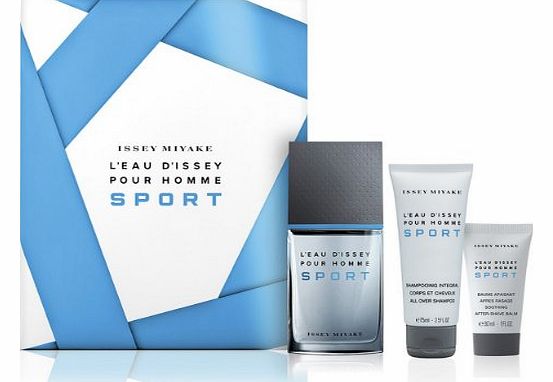 Issey Miyake LEAU DISSEY HOMME SPORT LOT 3 pcs
