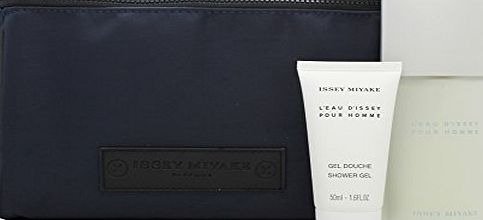Issey Miyake LEau DIssey Pour Homme by Issey Miyake Eau de Toilette 75ml, Shower Gel 50ml amp; Toiletry Bag