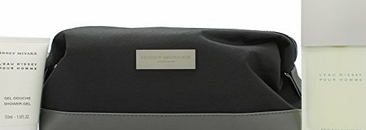Issey Miyake LEau dIssey Pour Homme Gift Set with 75 ml Eau De Toilette Spray and 50 ml Shower Gel and Toiletry Bag