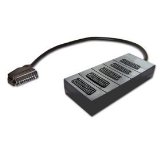 5 Way Scart Box Adaptor with 0.5m, Xbox , PS2, VHS