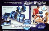 Gym/Excercise Weight Lifting Water Weights/Dumbells