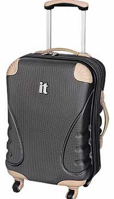 IT PC Protect Large 4 Wheel Suitcase - Charcoal