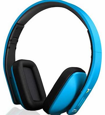 iT7 x2 Wireless Bluetooth NFC Headphones - Blue