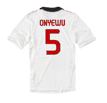 Italian teams Adidas 2010-11 AC Milan Away Shirt (Onyewu 5)