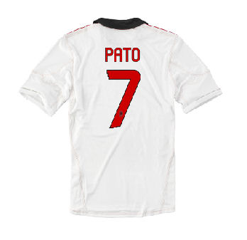 Italian teams Adidas 2010-11 AC Milan Away Shirt (Pato 7)