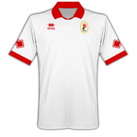 Italian teams Errea 2010-11 Bari Errea Home Football Shirt