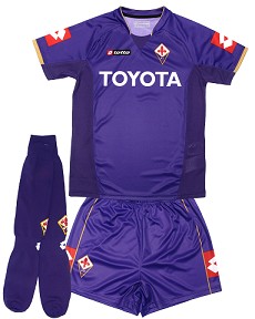 Italian teams Lotto 07-08 Fiorentina Home Mini Kit