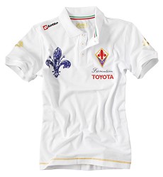 Italian teams Lotto 09-10 Fiorentina Polo shirt (white)