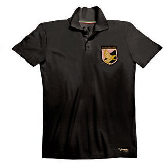 Italian teams Lotto 09-10 Palermo Eagle Polo Shirt (black)