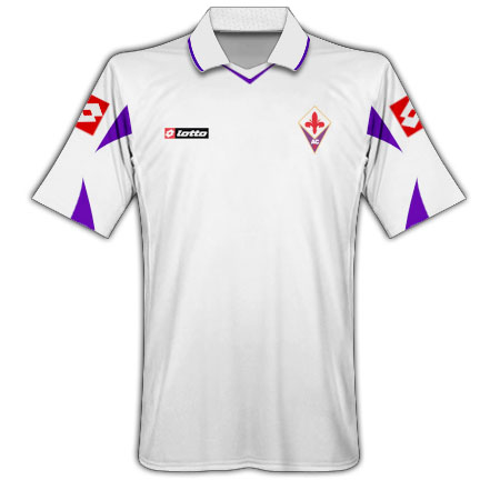 Italian teams Lotto 2010-11 Fiorentina Away Lotto Football Shirt